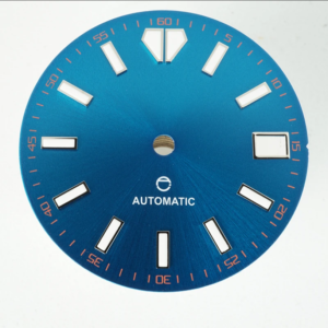 Blue Sunburst Watch Dial